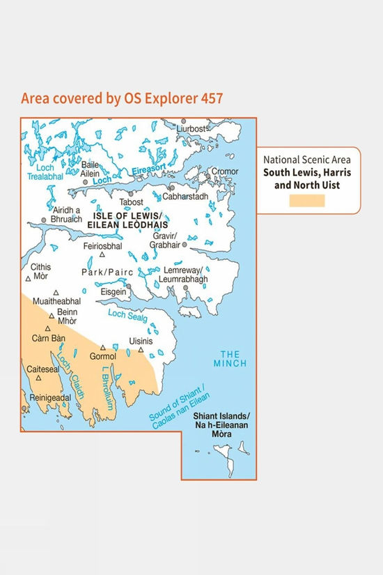  Explorer Map 457 South East Lewis