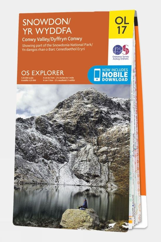  Ordnance Survey Explorer Map OL17 Snowdon And Conwy Valley
