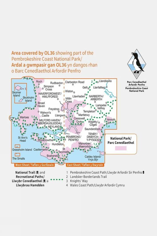  Explorer Map OL36 South Pembrokeshire