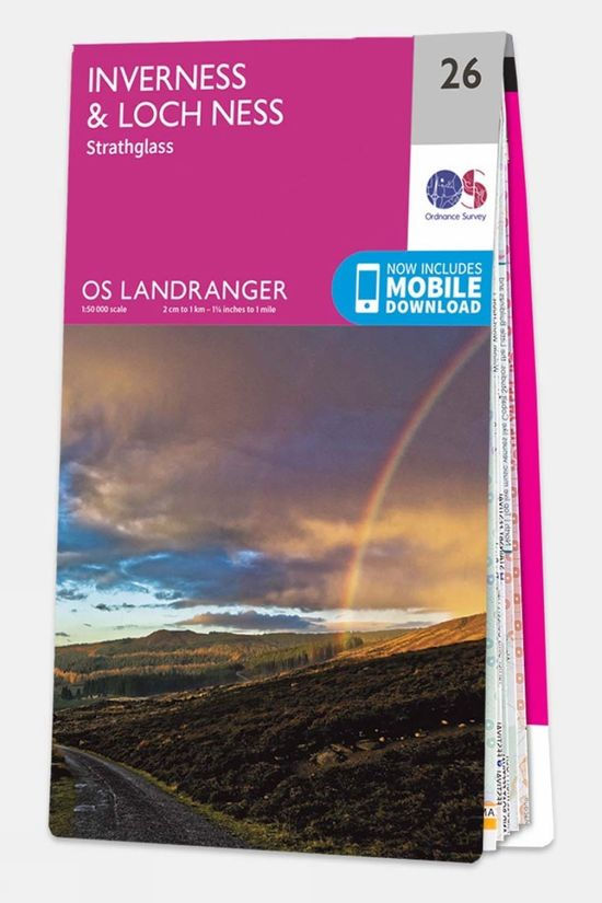  Ordnance Survey Landranger Map 26 Inverness And Loch Ness