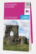  Ordnance Survey Landranger Map 37 Strathdon And Alford