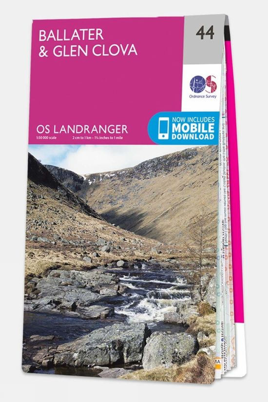  Ordnance Survey Landranger Map 44 Ballater And Glen Clova