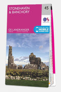  Ordnance Survey Landranger Map 45 Stonehaven And Banchory