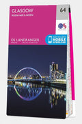  Landranger Map 64 Glasgow