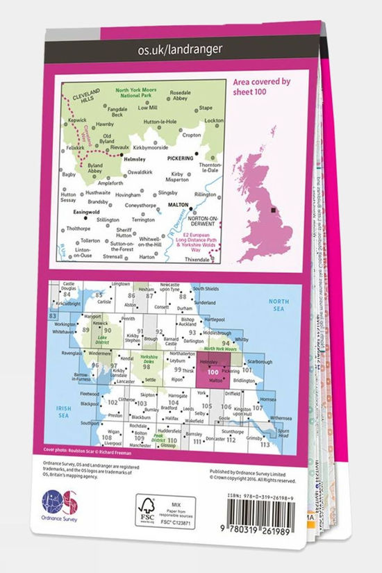  Landranger Map 100 Malton And Pickering