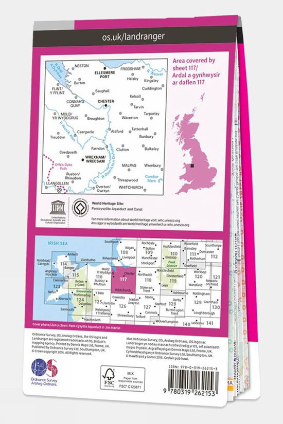  Landranger Map 117 Chester And Wrexham