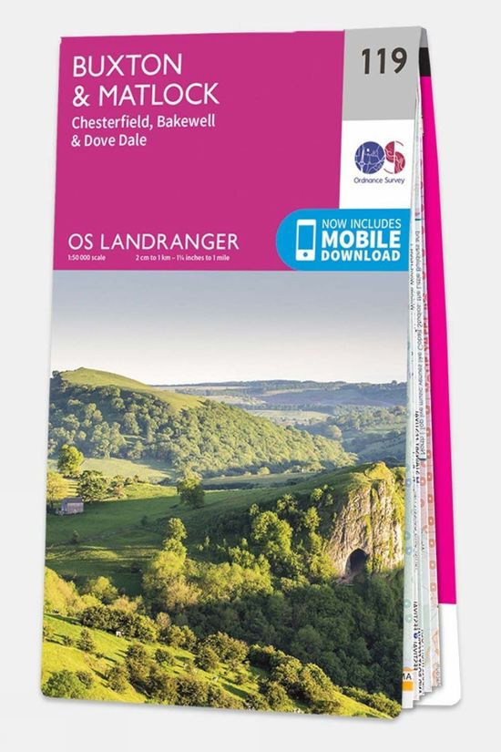  Ordnance Survey Landranger Map 119 Buxton And Matlock