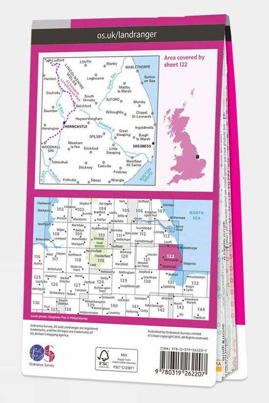  Landranger Map 122 Skegness And Horncastle