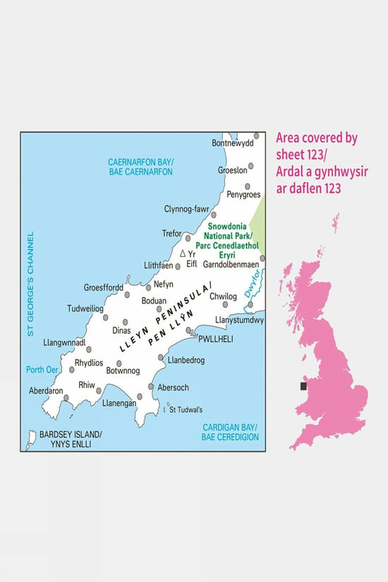  Landranger Map 123 Lleyn Peninsula