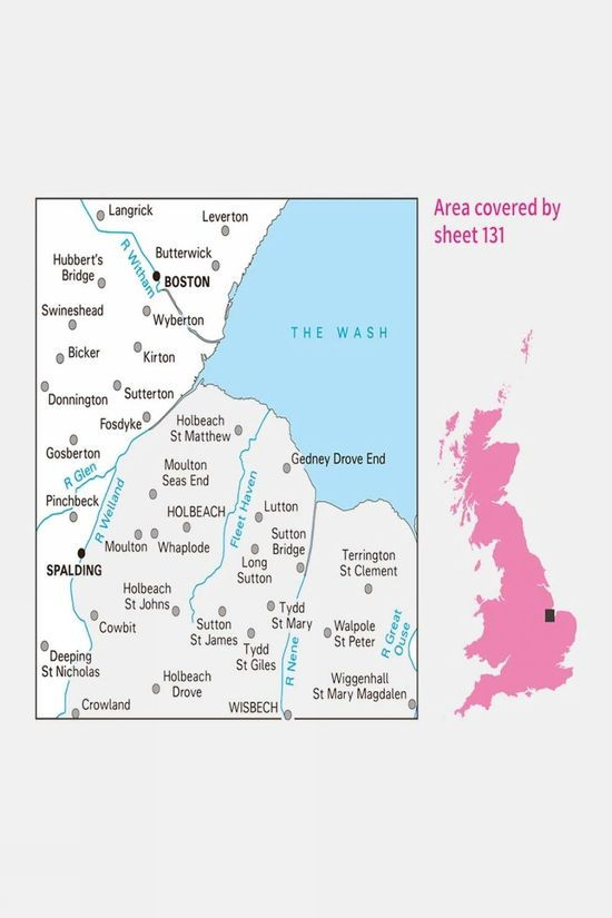  Ordnance Survey Landranger Map 131 Boston And Spalding