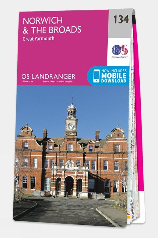  Ordnance Survey Landranger Map 134 Norwich And The Broads