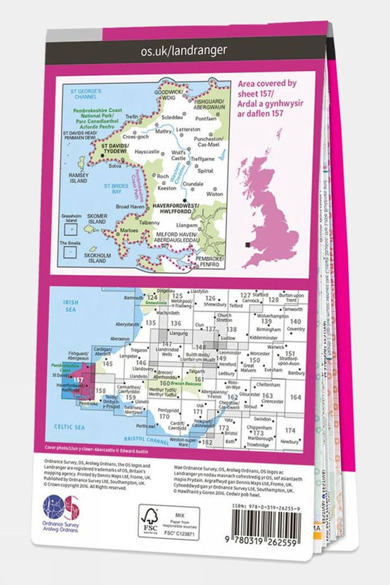  Landranger Map 157 St David's And Haverfordwest