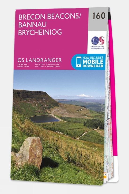  Ordnance Survey Landranger Map 160 Brecon Beacons