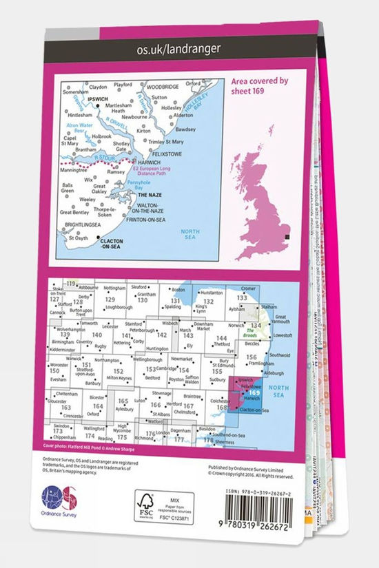  Landranger Map 169 Ipswich And The Naze