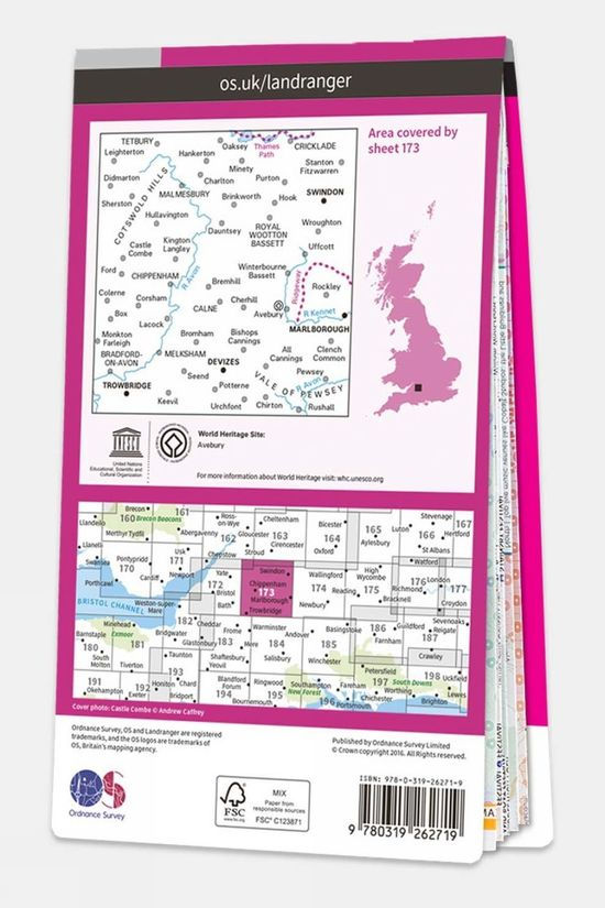  Landranger Map 173 Swindon And Devizes