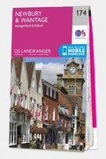  Ordnance Survey Landranger Map 174 Newbury And Wantage