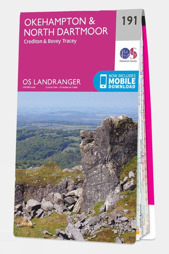  Landranger Map 191 Okehampton And North Dartmoor