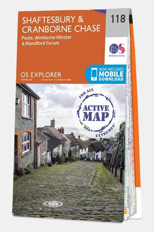  Active Explorer Map 118 Shaftesbury And Cranborne Chase