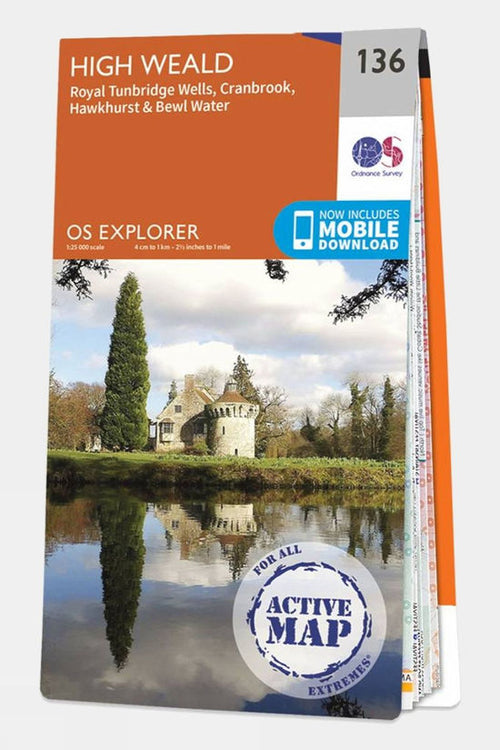  Active Explorer Map 136 High Weald