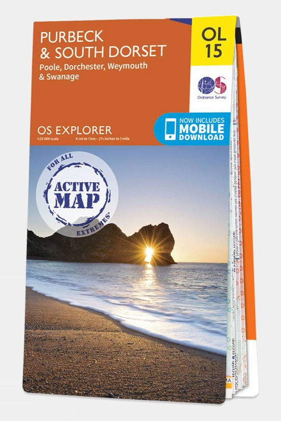  Active Explorer Map OL15 Purbeck And South Dorset
