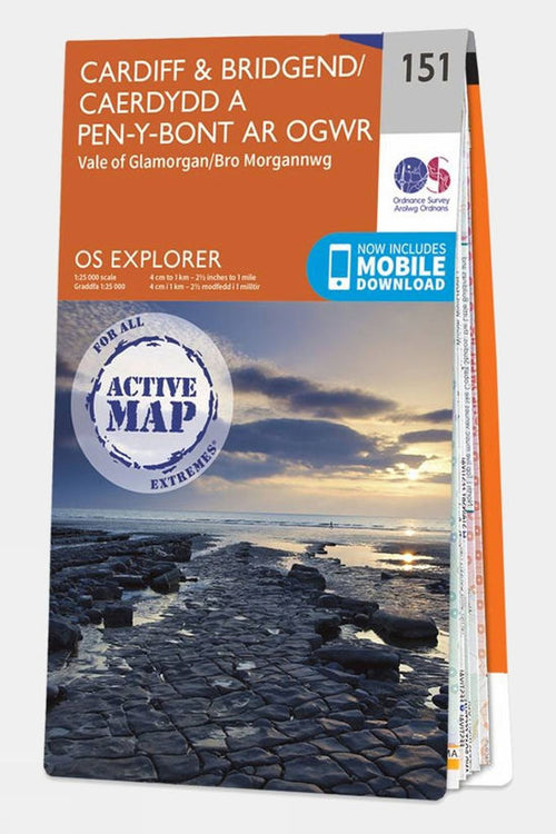  Active Explorer Map 151 Cardiff And Bridgend