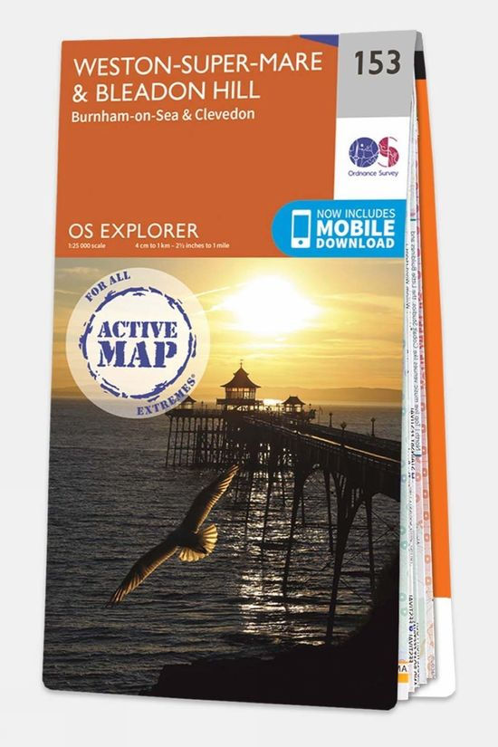  Active Explorer Map 153 Weston-super-Mare And Bleadon Hill