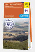  Active Explorer Map OL16 The Cheviot Hills