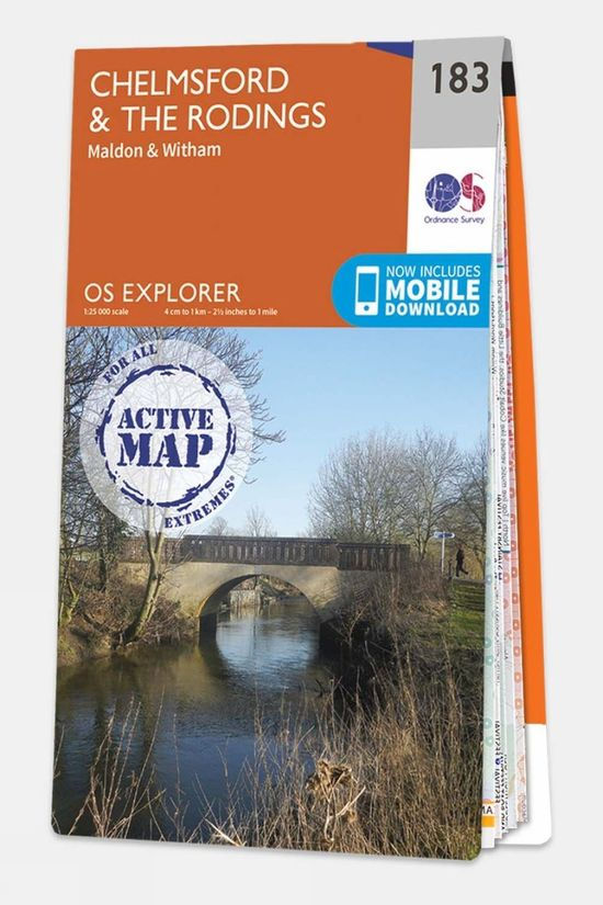  Ordnance Survey Active Explorer Map 183 Chelmsford And The Rodings