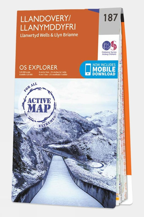  Active Explorer Map 187 Llandovery