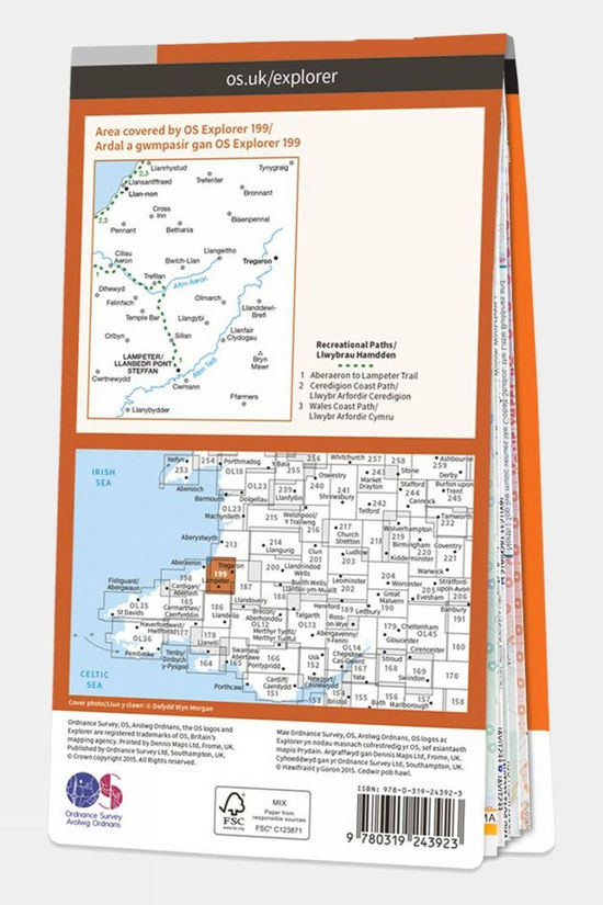  Active Explorer Map 199 Lampeter