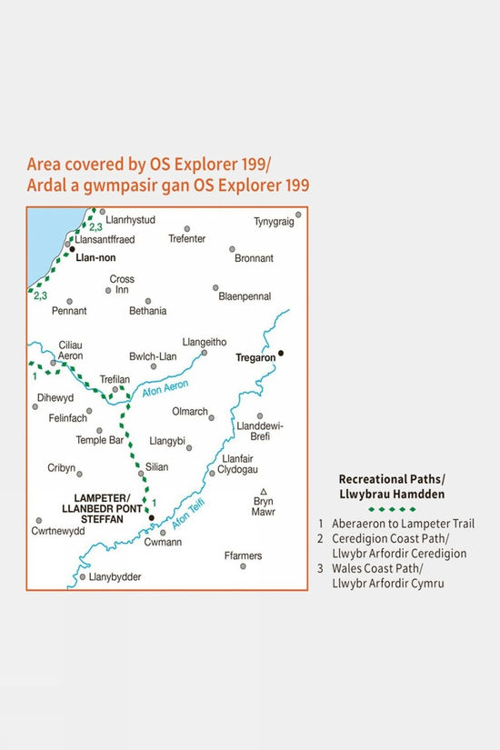  Active Explorer Map 199 Lampeter