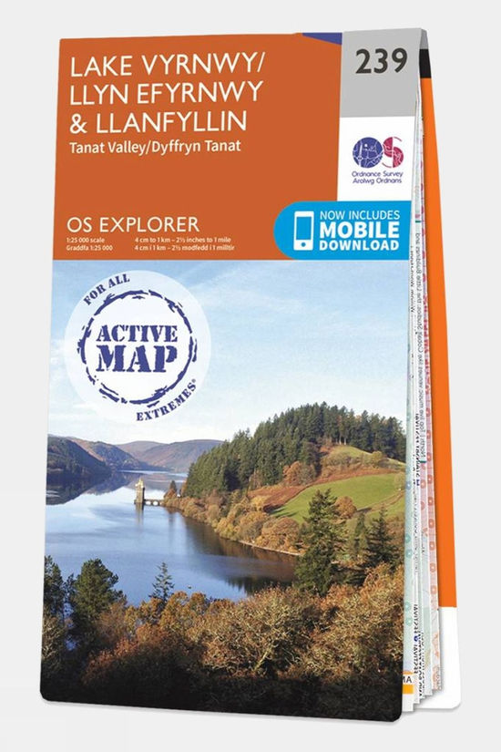  Active Explorer Map 239 Lake Vyrnwy And Llanfyllin
