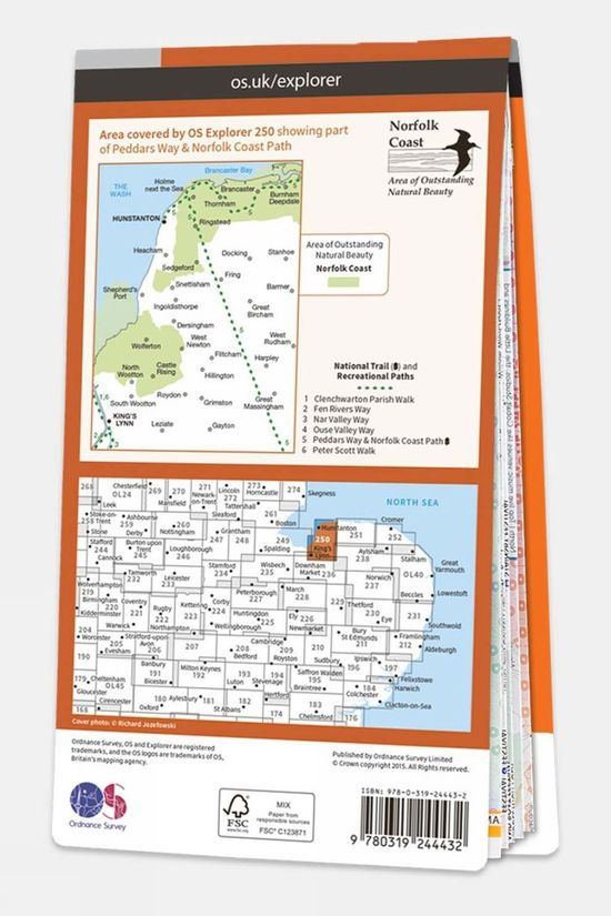  Active Explorer Map 250 Norfolk Coast West