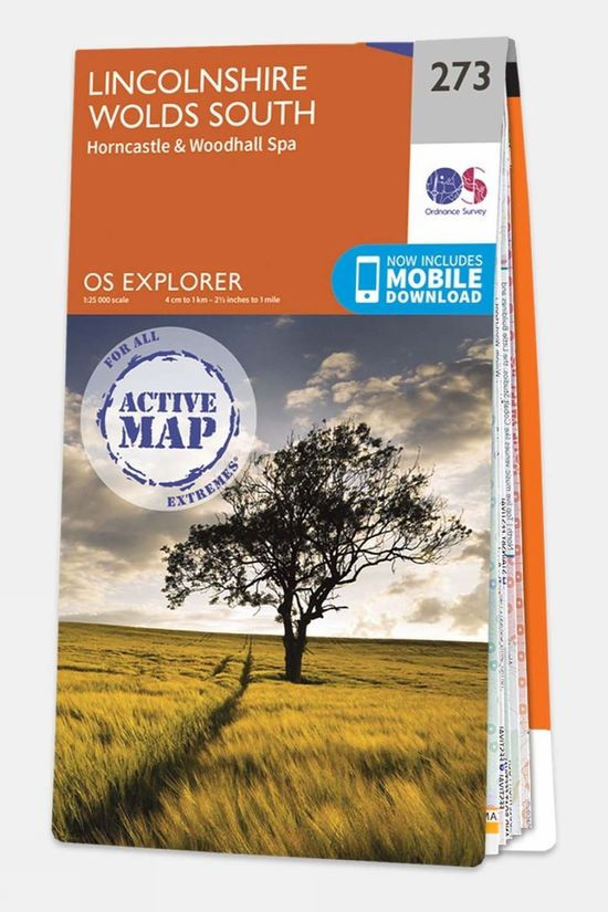  Active Explorer Map 273 Lincolnshire Wolds South