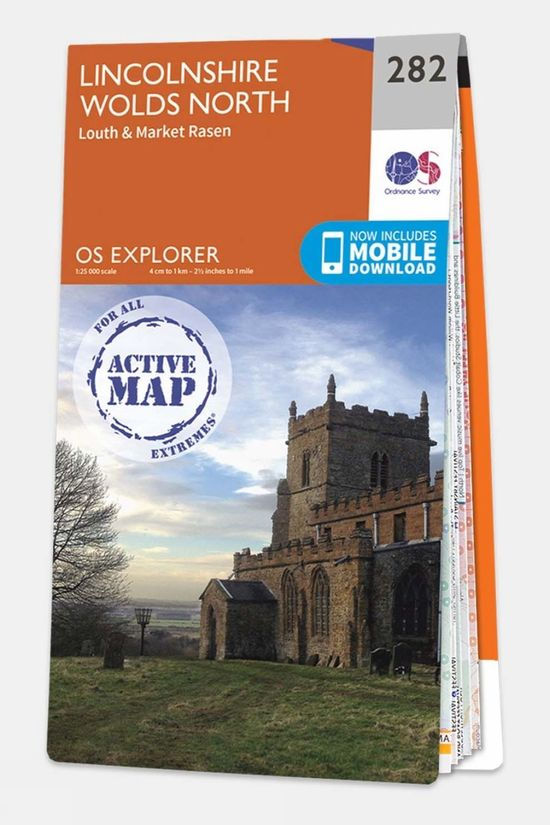  Active Explorer Map 282 Lincolnshire Wolds North