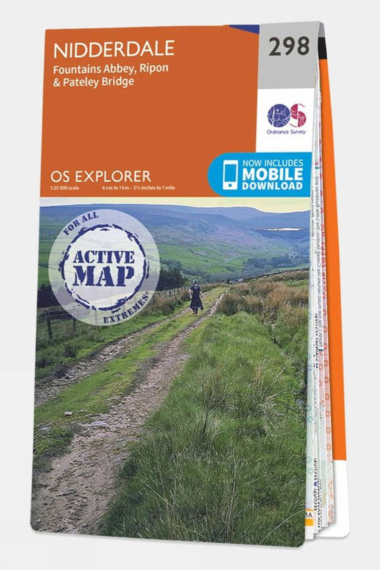  Active Explorer Map 298 Nidderdale