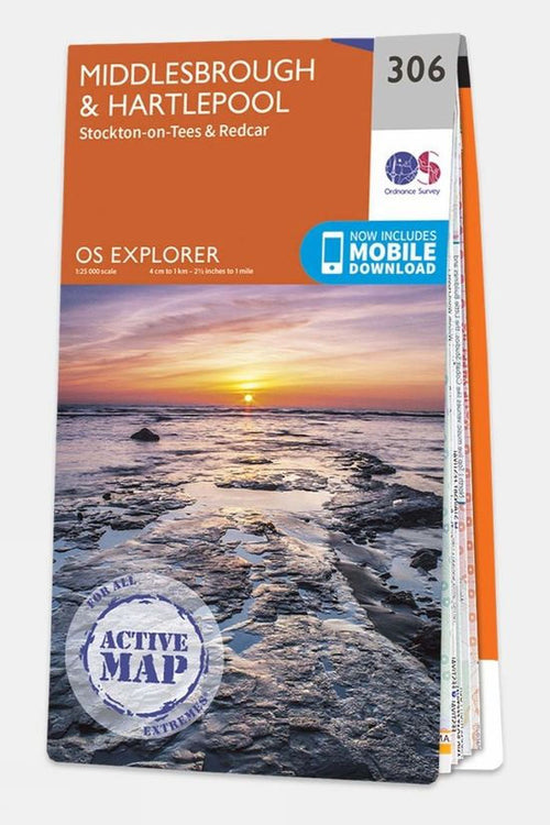  Active Explorer Map 306 Middlesbrough And Hartlepool