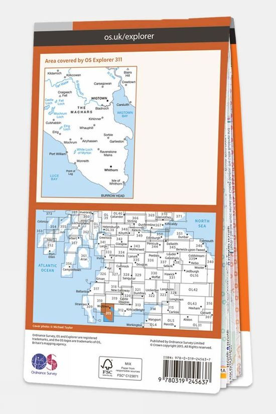  Active Explorer Map 311 Wigtown, Whithorn And The Machars