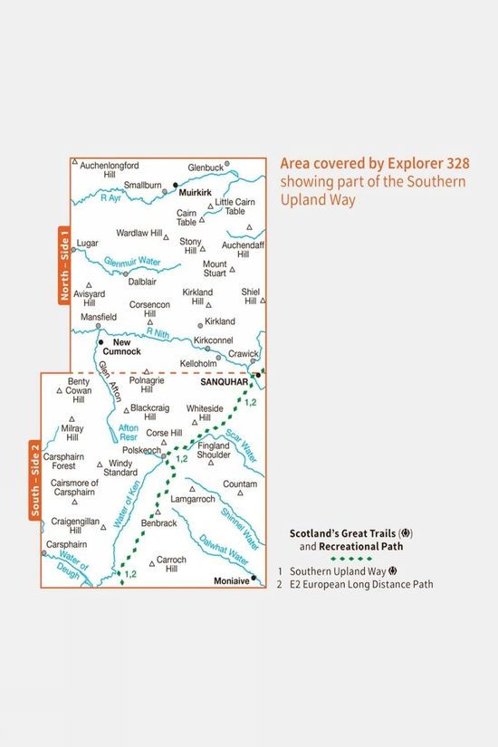  Active Explorer Map 328 Sanquhar And New Cumnock