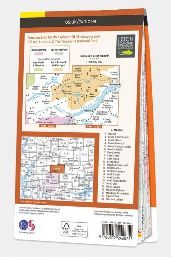  Active Explorer Map OL48 Ben Lawers And Glen Lyon