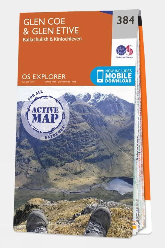  Active Explorer Map 384 Glen Coe And Glen Etive