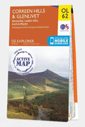  Active Explorer Map OL62 Coreen Hills And Glenlivet