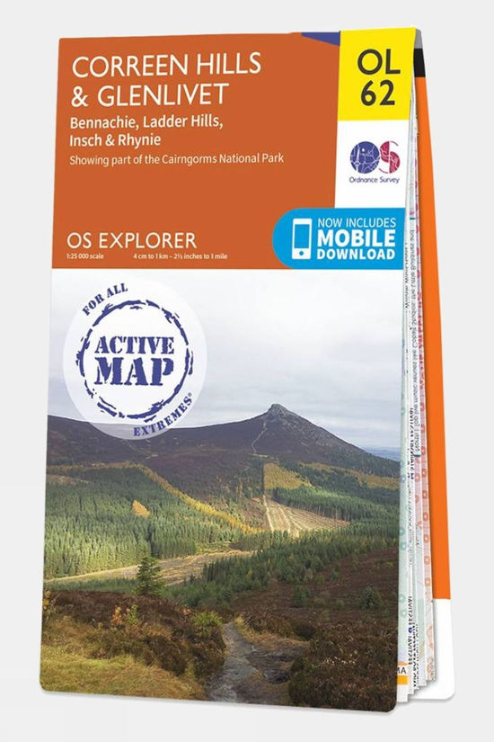 Active Explorer Map OL62 Coreen Hills And Glenlivet