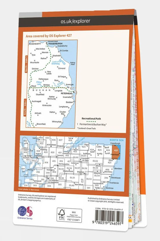  Active Explorer Map 427 Peterhead And Fraserburgh