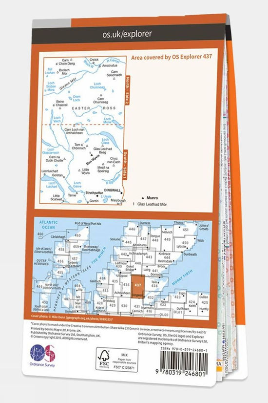  Active Explorer Map 437 Ben Wyvis And Strathpeffer