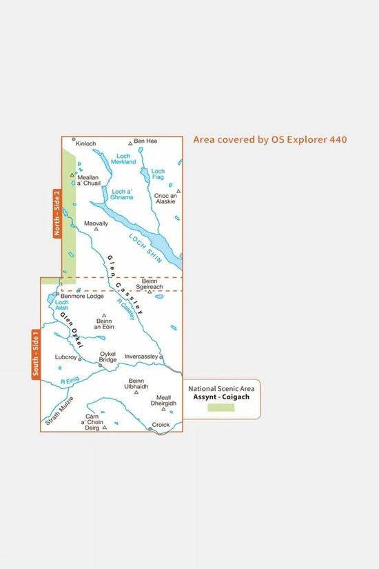  Active Explorer Map 440 Glen Cassley And Glen Oykel