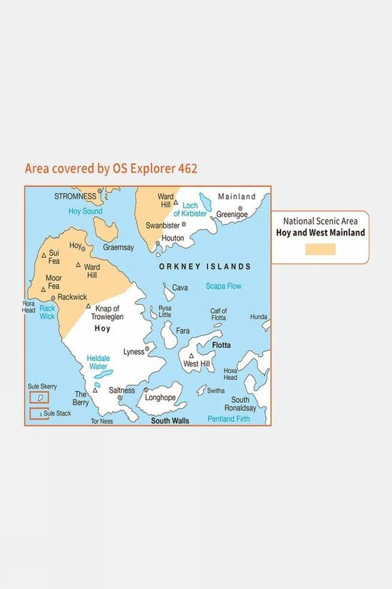  Active Explorer Map 462 Orkney - Hoy, South Walls And Flotta