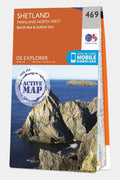  Active Explorer Map 469 Shetland - Mainland North West