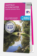  Active Landranger Map 111 Sheffield And Doncaster