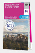  Active Landranger Map 138 Kidderminster And Wyre Forest